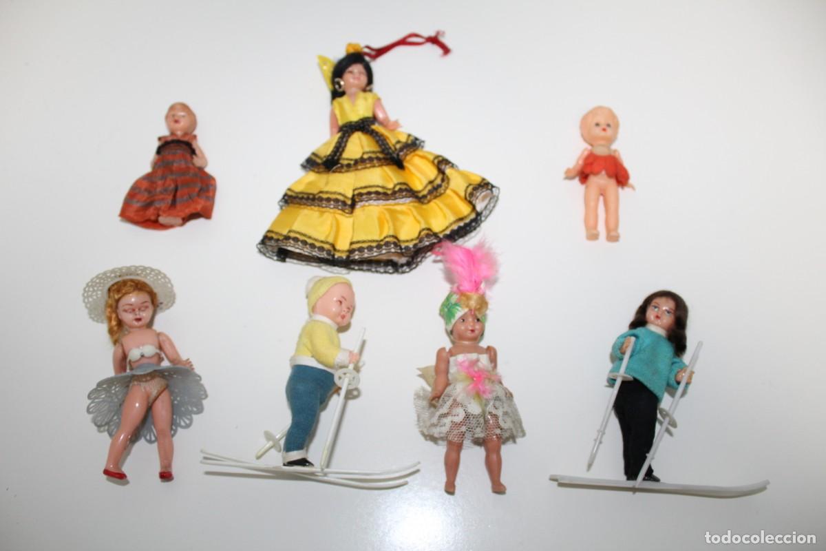 Mu&ntilde;ecas celuloide: LOTE DE MU&Ntilde;ECAS DE CELULOIDE - A&Ntilde;OS 60 - Foto 1