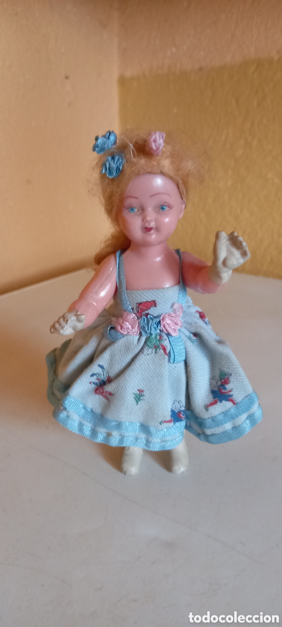 Mu&ntilde;ecas celuloide: ANTIGUA Y BONITA MU&Ntilde;ECA CREO QUE DE CELULOIDE - Foto 2