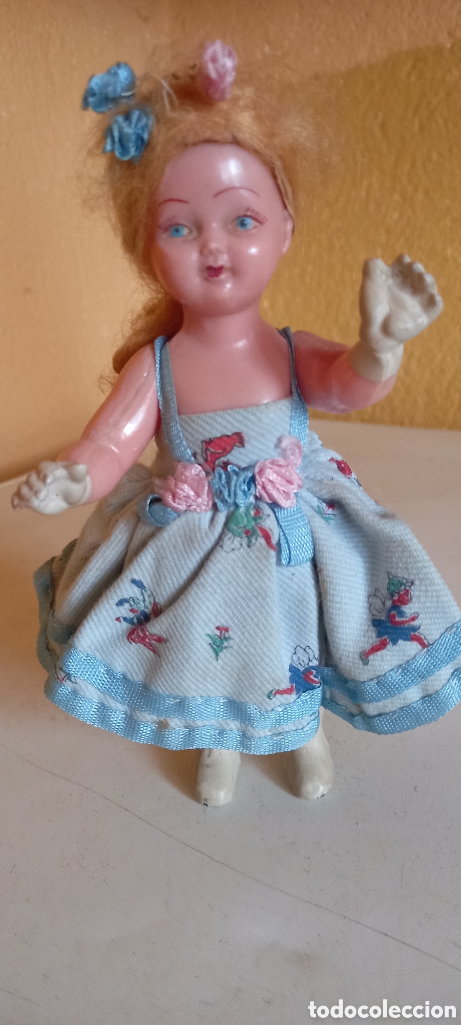 Mu&ntilde;ecas celuloide: ANTIGUA Y BONITA MU&Ntilde;ECA CREO QUE DE CELULOIDE - Foto 4