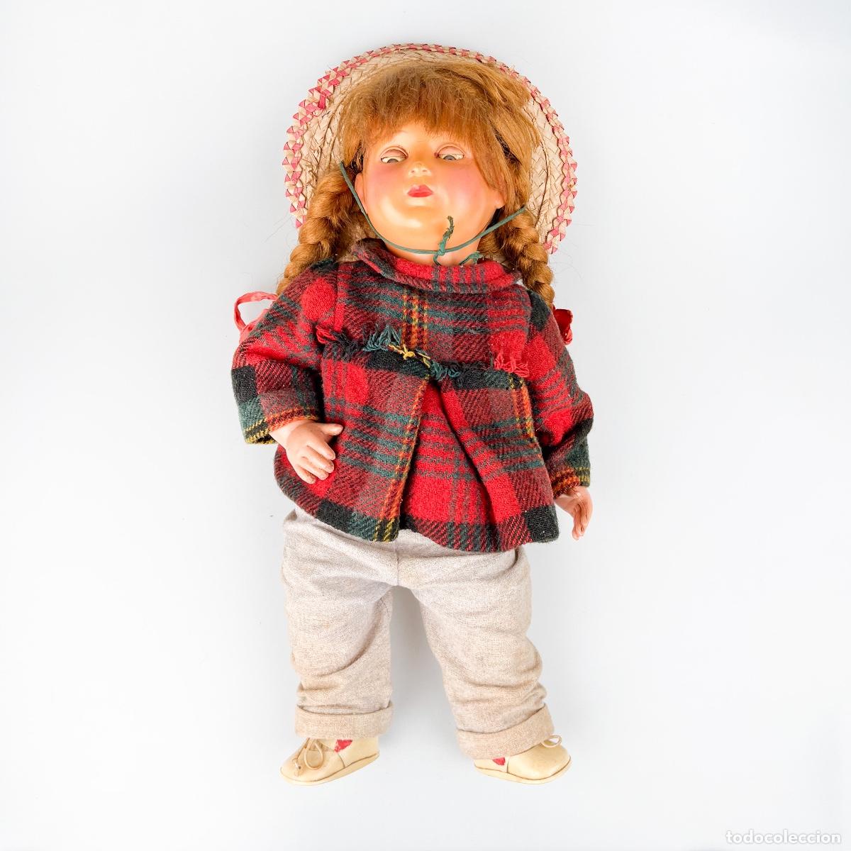 Mu&ntilde;ecas celuloide: Mu&ntilde;eca de Celuloide Francesa SNF, 1950s - Foto 1