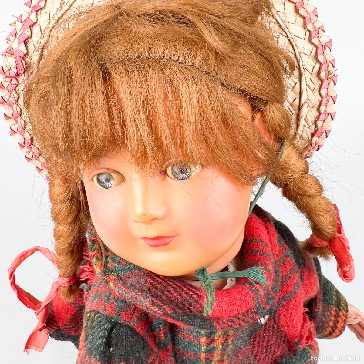 Mu&ntilde;ecas celuloide: Mu&ntilde;eca de Celuloide Francesa SNF, 1950s - Foto 3