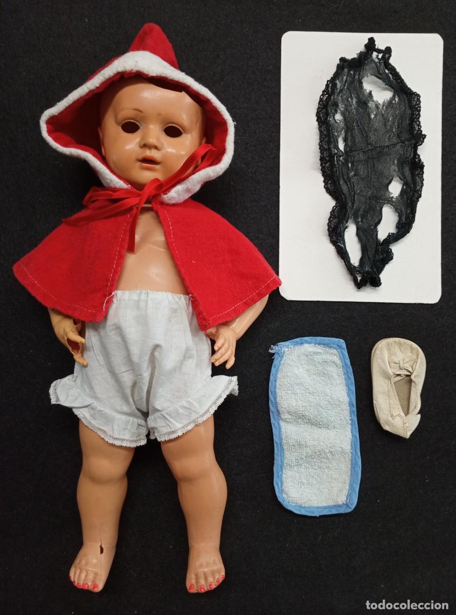 Mu&ntilde;ecas celuloide: Mu&ntilde;eca de celuloide Schutz Marke. Con vestidos a&ntilde;os 20. - Foto 2