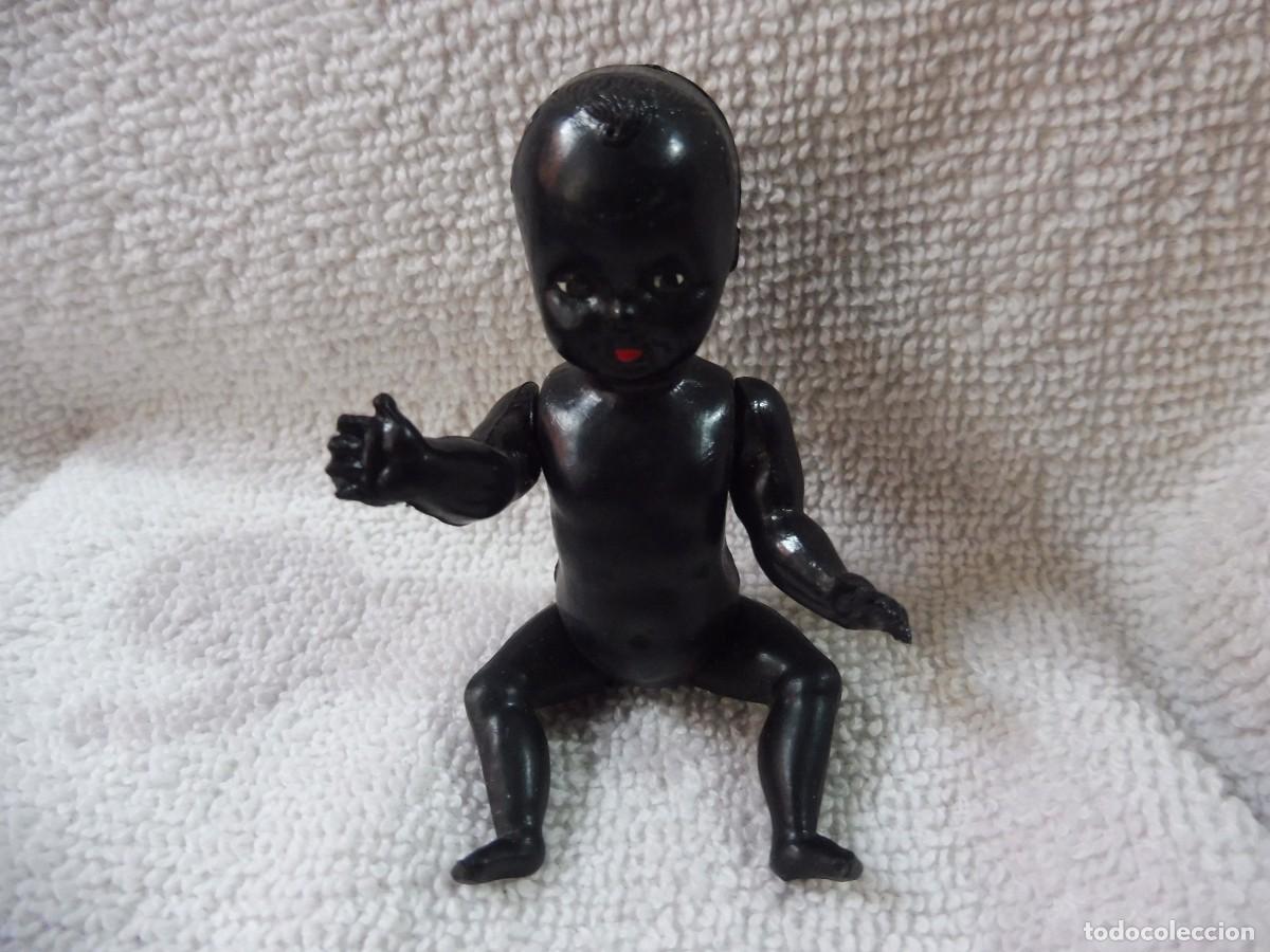 muñeca bebé celuloide o plástico duro negro 8 c - Compra venta en  todocoleccion