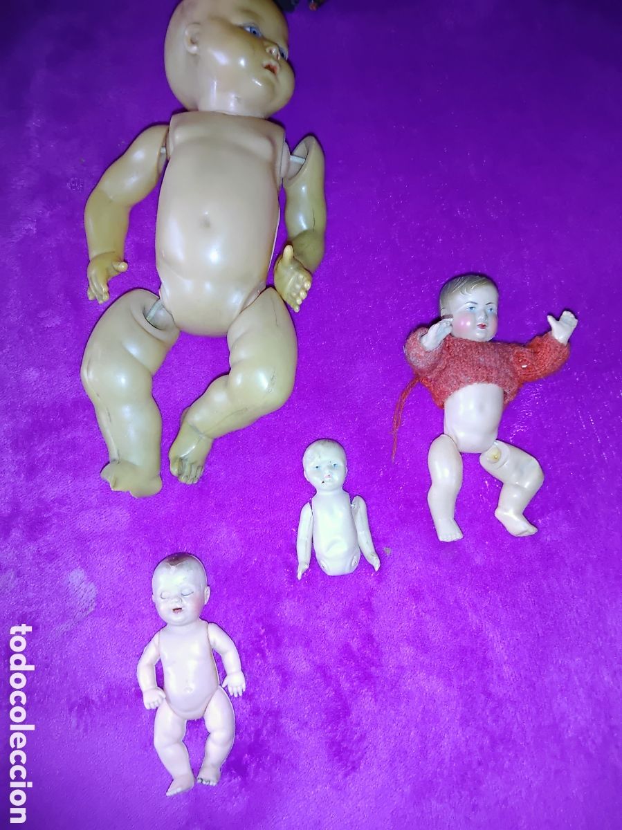 Mu&ntilde;ecas celuloide: LOTE DE PIEZAS MU&Ntilde;ECOS CELULOIDE, PARTES SUELTAS - Foto 7