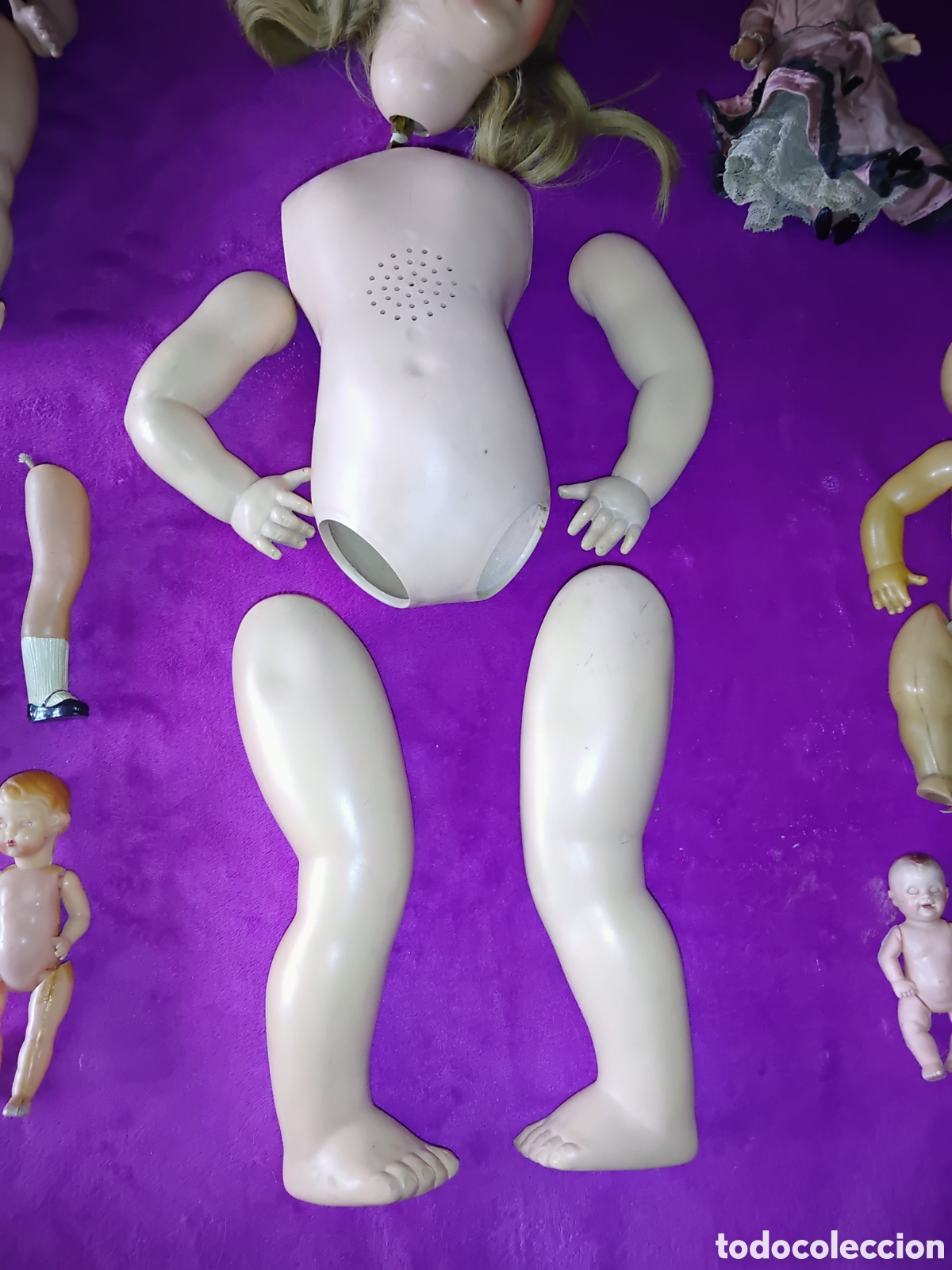 Mu&ntilde;ecas celuloide: LOTE DE PIEZAS MU&Ntilde;ECOS CELULOIDE, PARTES SUELTAS - Foto 4