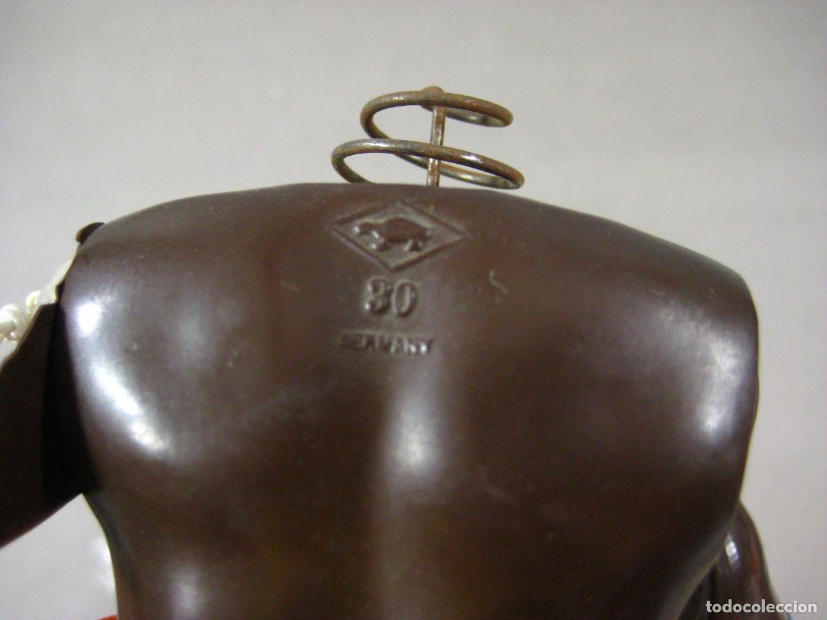 Mu&ntilde;ecas celuloide: Restos de una mu&ntilde;eca de celuloide Negra. Marca Tortuga. Germany. 30. - Foto 4
