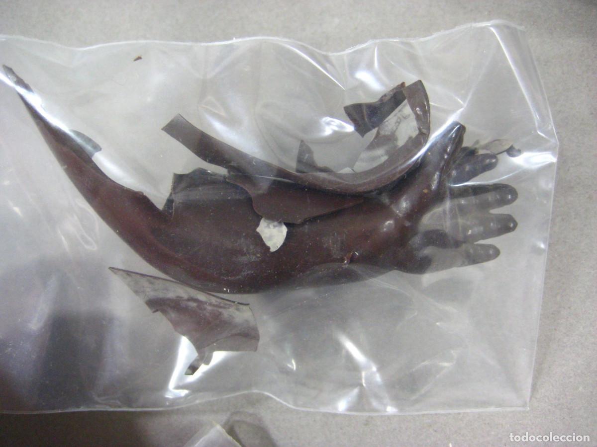 Mu&ntilde;ecas celuloide: Restos de una mu&ntilde;eca de celuloide Negra. Marca Tortuga. Germany. 30. - Foto 8