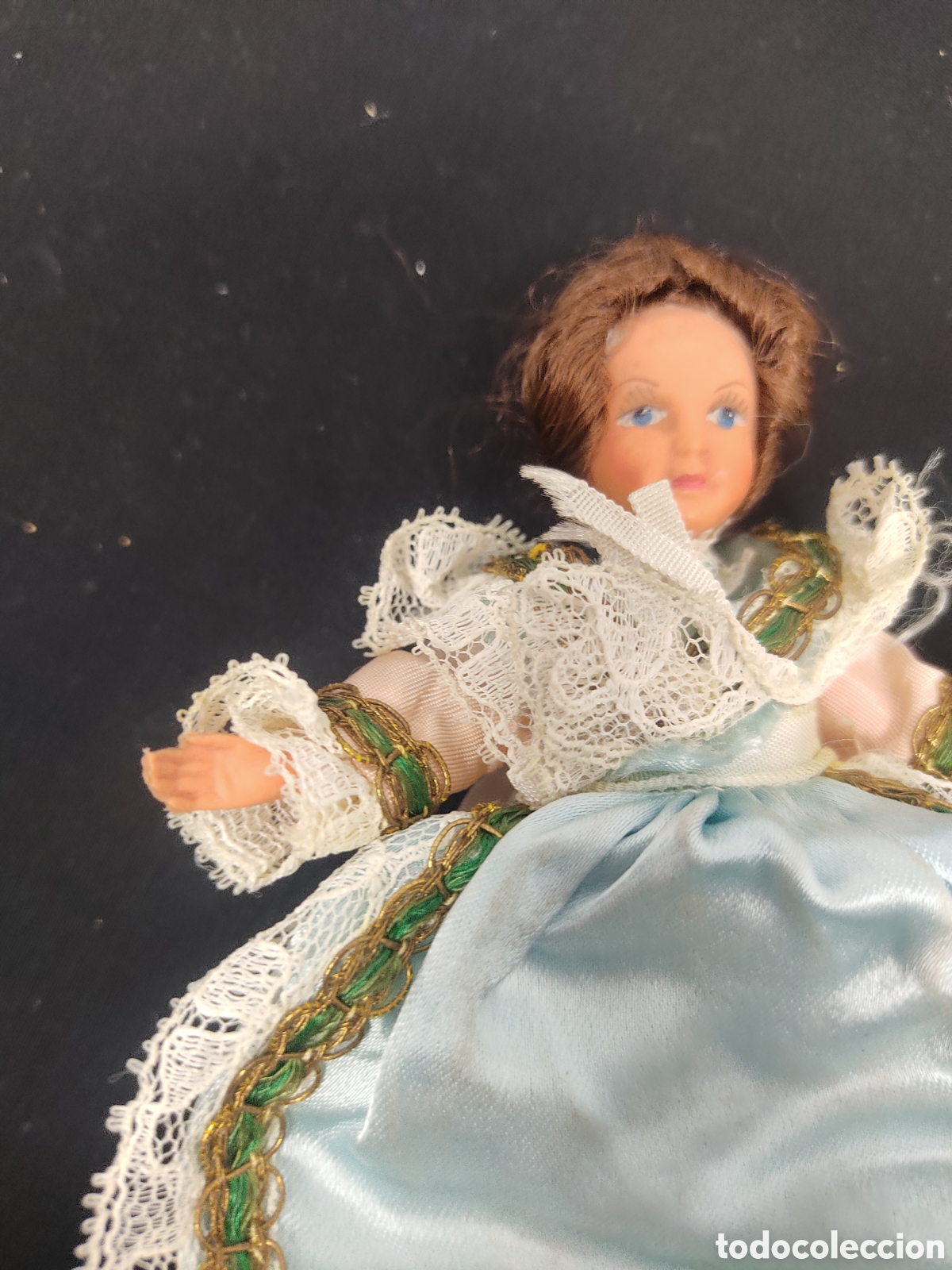 Mu&ntilde;ecas celuloide: Mu&ntilde;eca miniatura en pl&aacute;stico. 14 cms - Foto 2