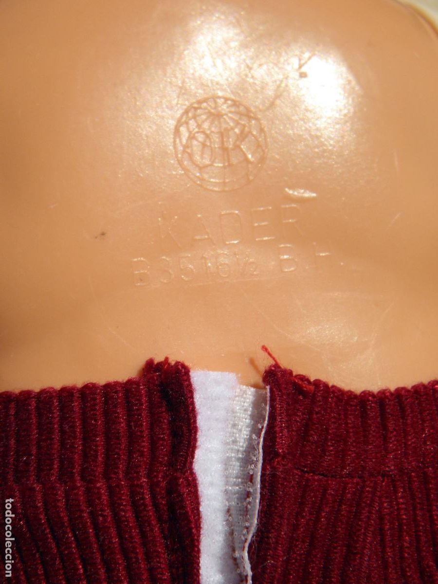 Mu&ntilde;ecas celuloide: Antiguo mu&ntilde;eco beb&eacute; de celuloide de marca OK Kader - Foto 6