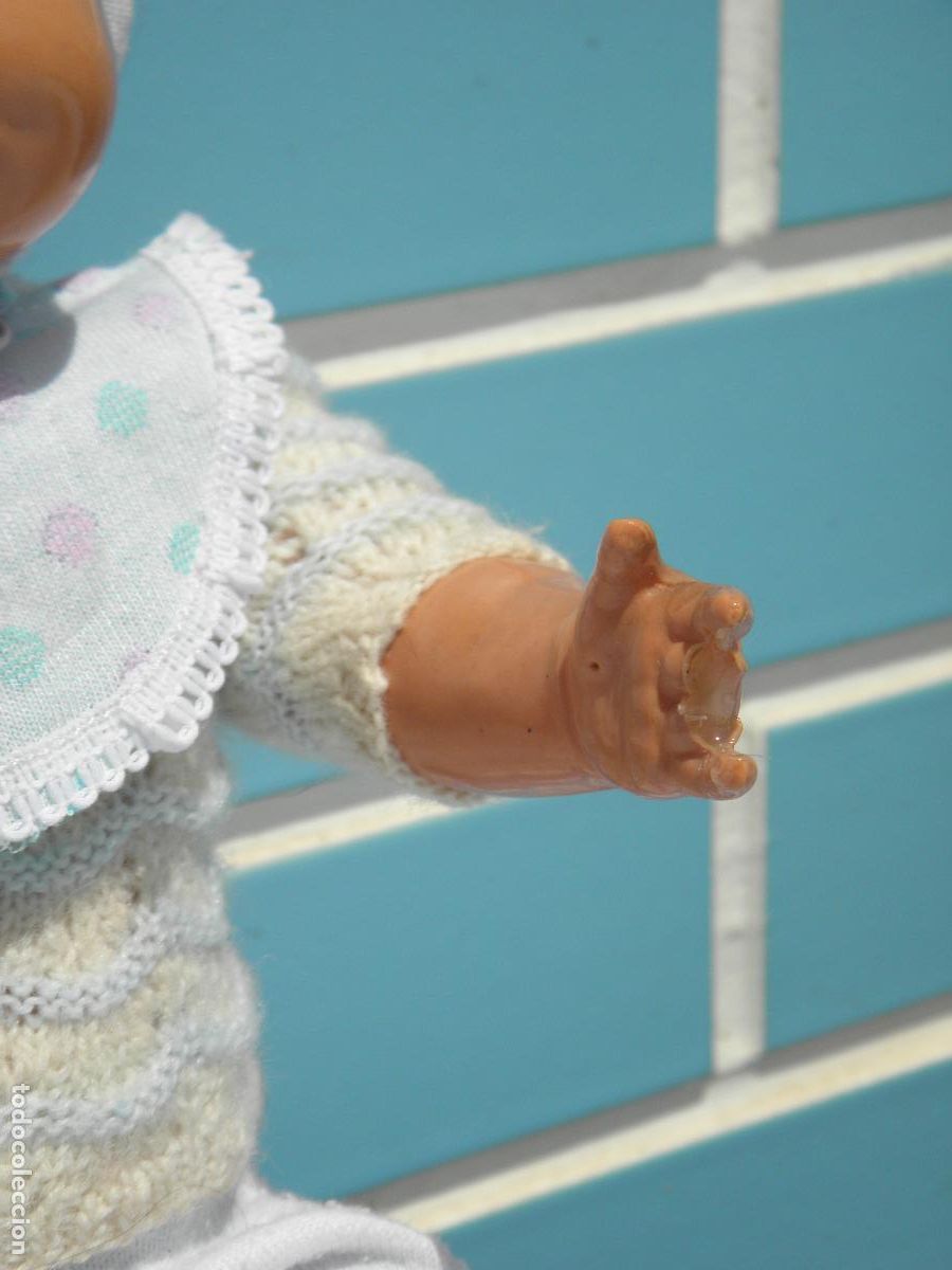 Mu&ntilde;ecas celuloide: Antiguo mu&ntilde;eco beb&eacute; Bebi Bub alem&aacute;n de celuloide de marca Schildkr&ouml;t Tortuga - Foto 3
