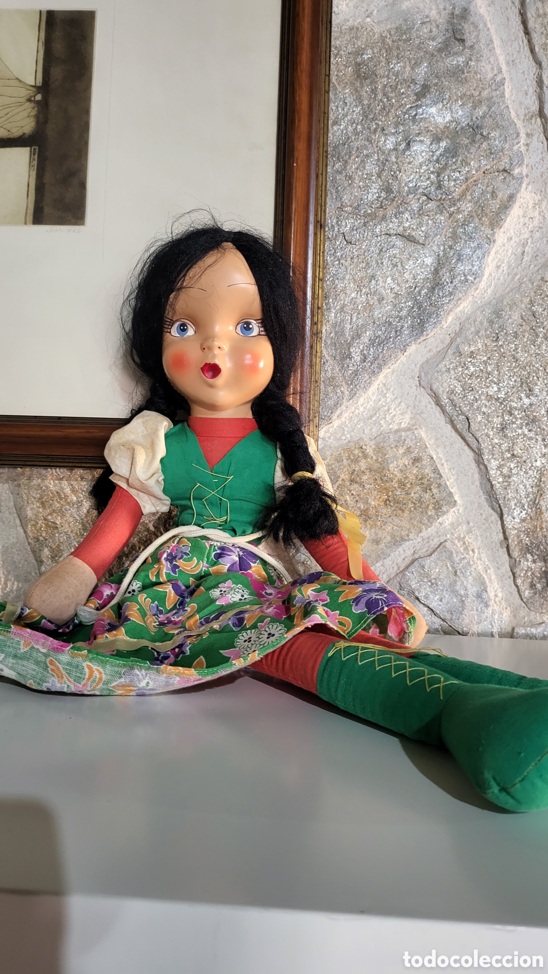Mu&ntilde;ecas celuloide: ANTIGUA MU&Ntilde;ECA DE CELULOIDE Y TRAPO - Foto 5