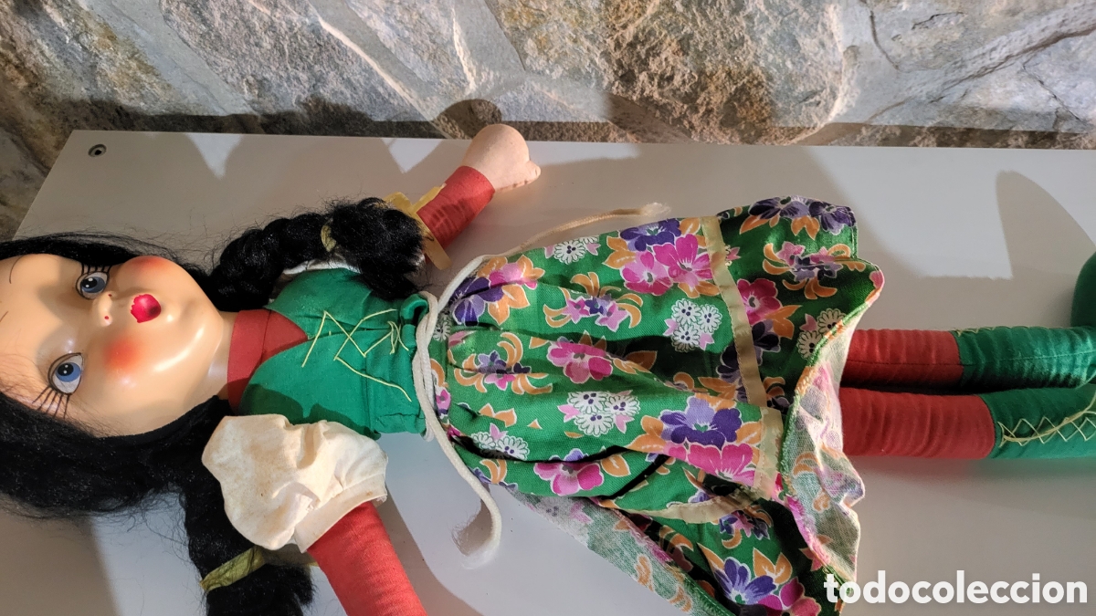 Mu&ntilde;ecas celuloide: ANTIGUA MU&Ntilde;ECA DE CELULOIDE Y TRAPO - Foto 7