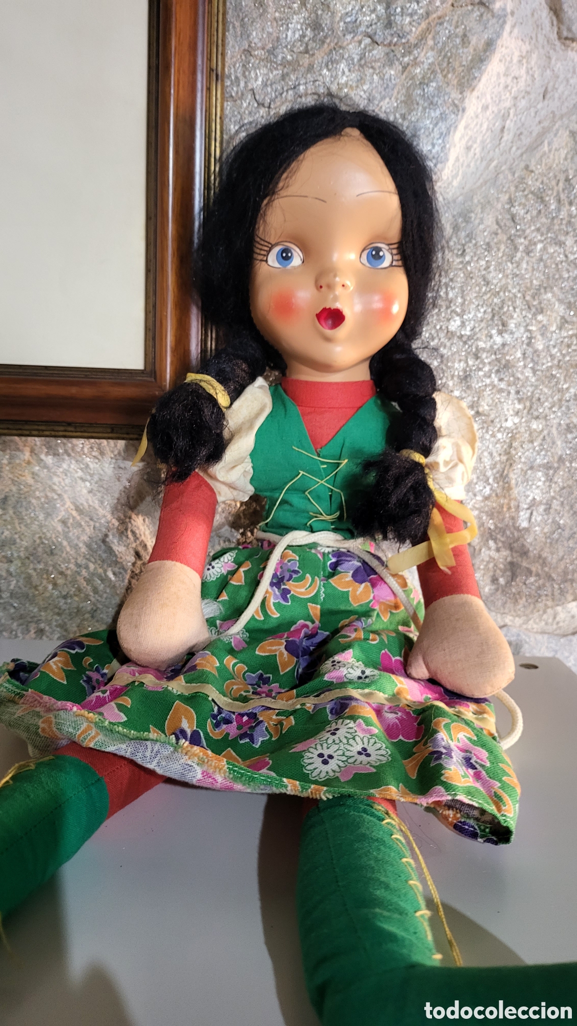 Mu&ntilde;ecas celuloide: ANTIGUA MU&Ntilde;ECA DE CELULOIDE Y TRAPO - Foto 8