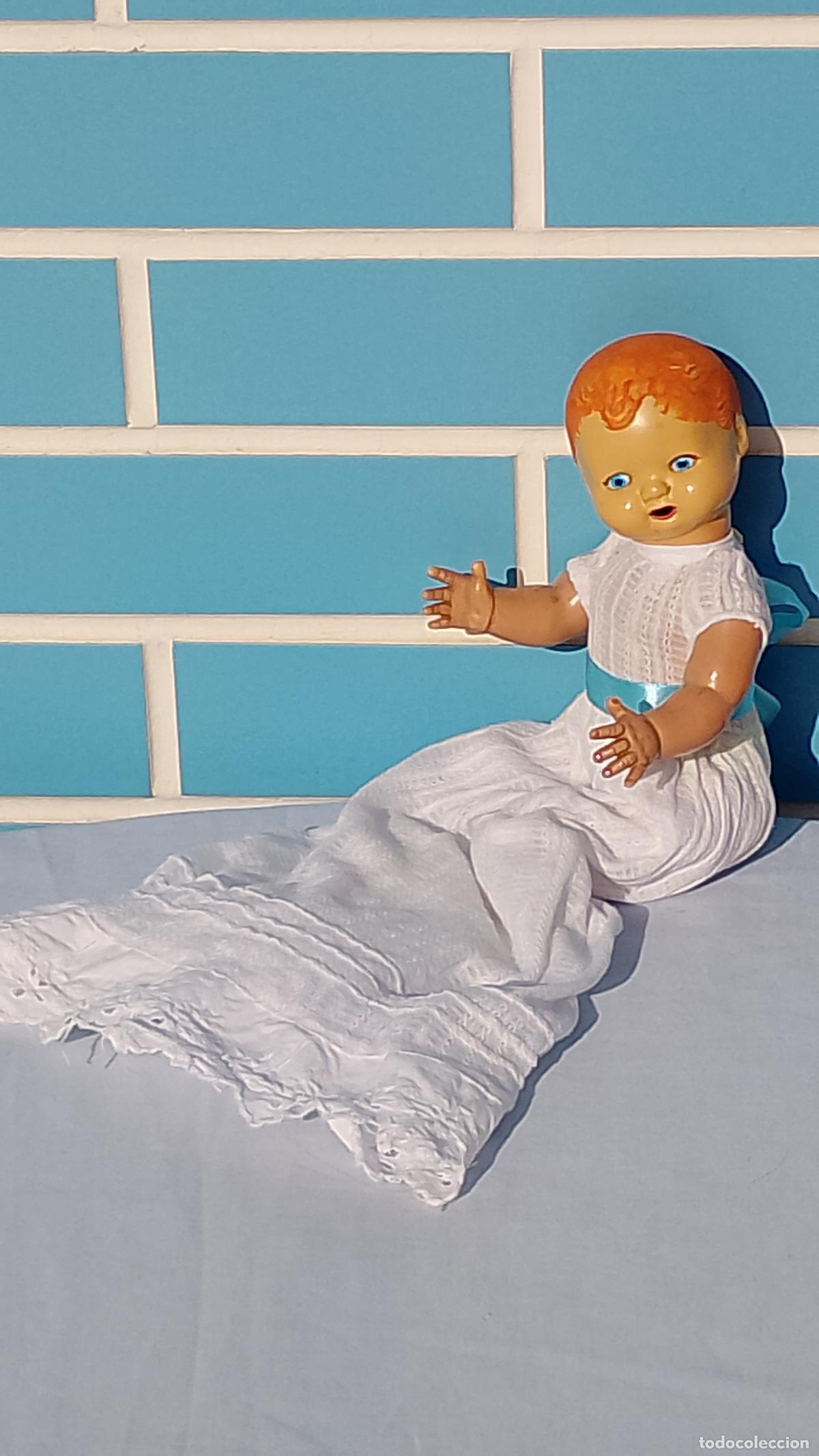 Mu&ntilde;ecas celuloide: Antiguo mu&ntilde;eco beb&eacute; de los a&ntilde;os 50 - Foto 2