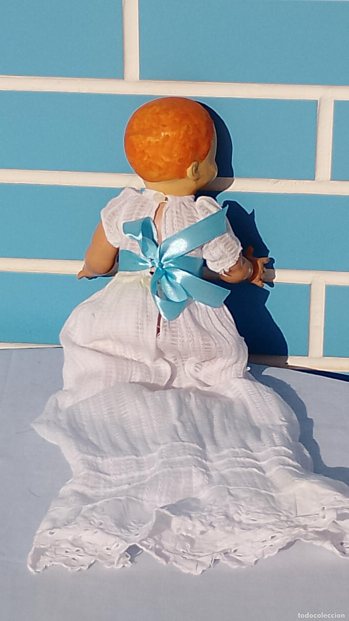 Mu&ntilde;ecas celuloide: Antiguo mu&ntilde;eco beb&eacute; de los a&ntilde;os 50 - Foto 3