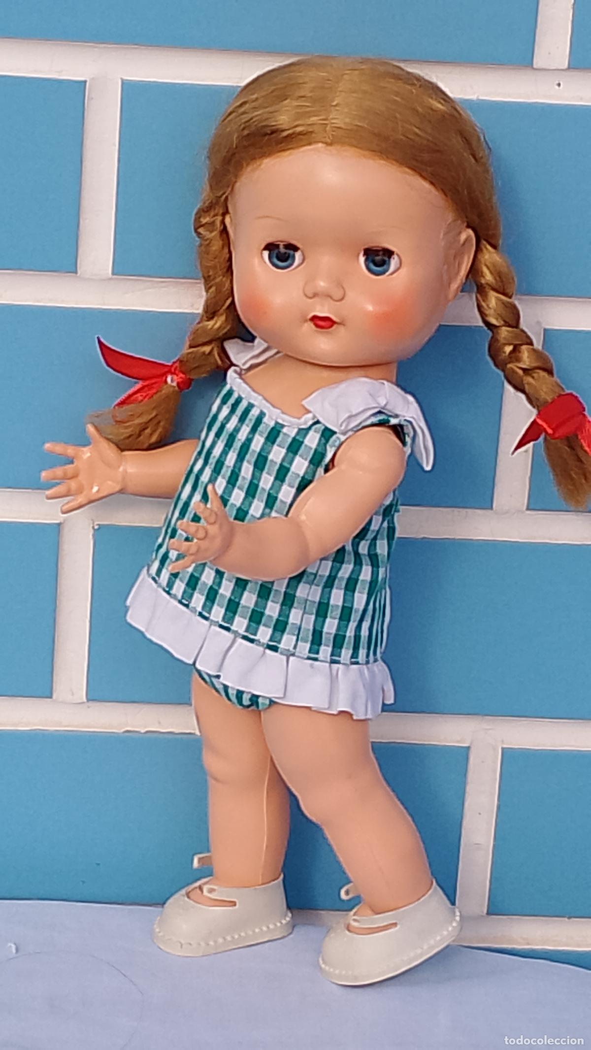 Mu&ntilde;ecas celuloide: Antigua mu&ntilde;eca inglesa de los a&ntilde;os 50 - Foto 3