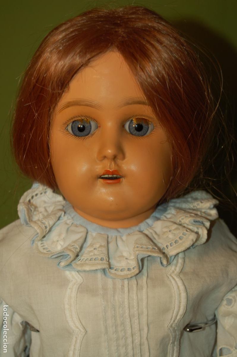Mu&ntilde;ecas celuloide: mu&ntilde;eca de celuloide y cabretilla kammer & reinhardt - Foto 2