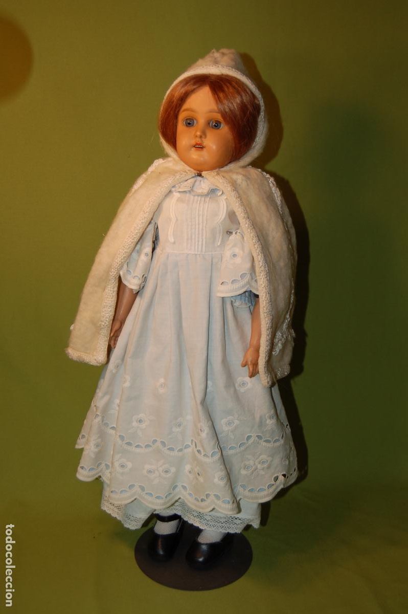 Mu&ntilde;ecas celuloide: mu&ntilde;eca de celuloide y cabretilla kammer & reinhardt - Foto 3