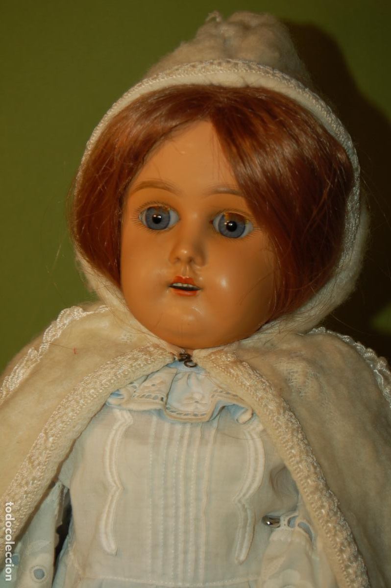Mu&ntilde;ecas celuloide: mu&ntilde;eca de celuloide y cabretilla kammer & reinhardt - Foto 6