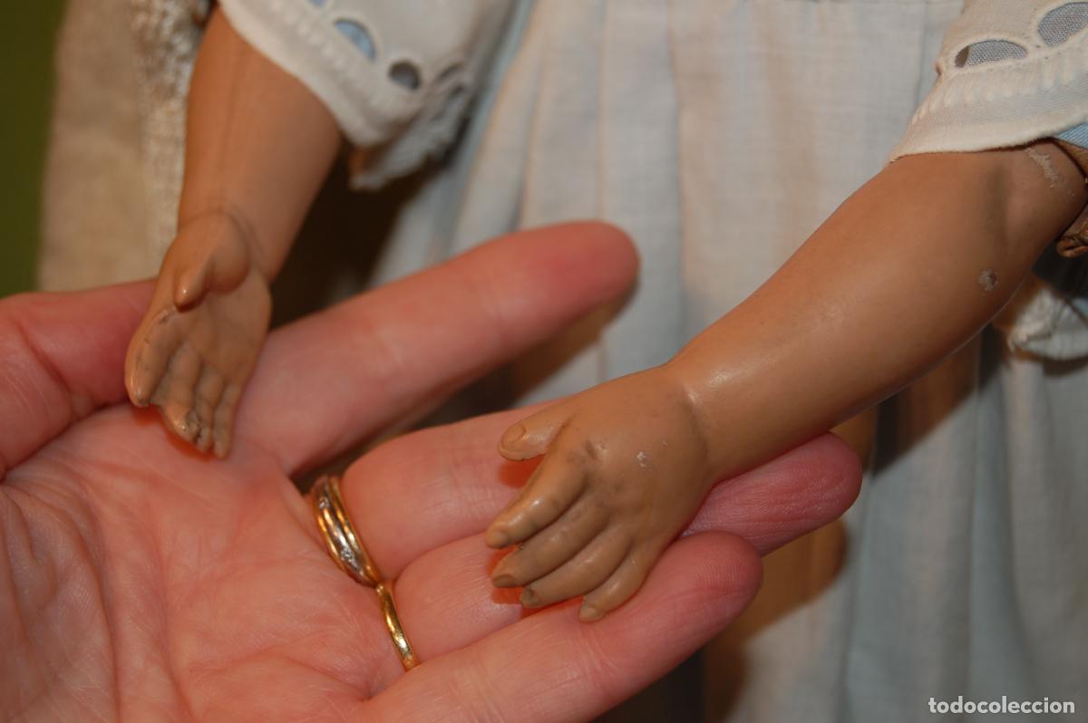Mu&ntilde;ecas celuloide: mu&ntilde;eca de celuloide y cabretilla kammer & reinhardt - Foto 13