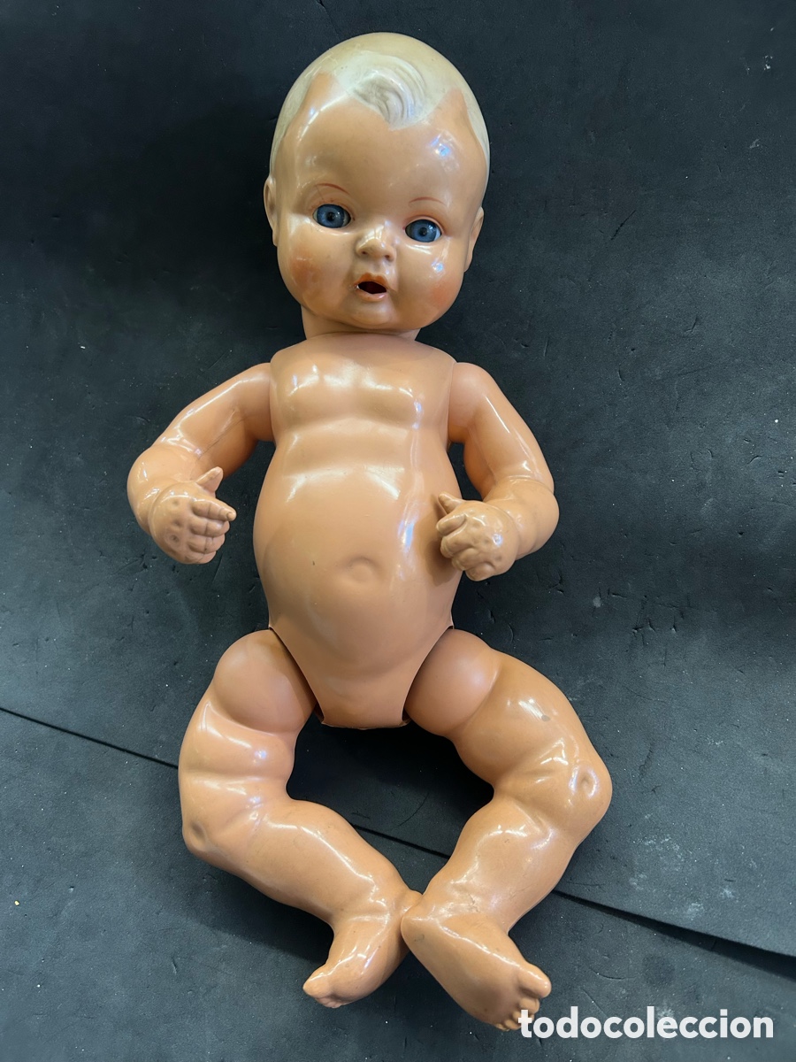 Mu&ntilde;ecas celuloide: Mu&ntilde;eca Schildkrot 35 marca tortuga, Celuloide - Foto 2