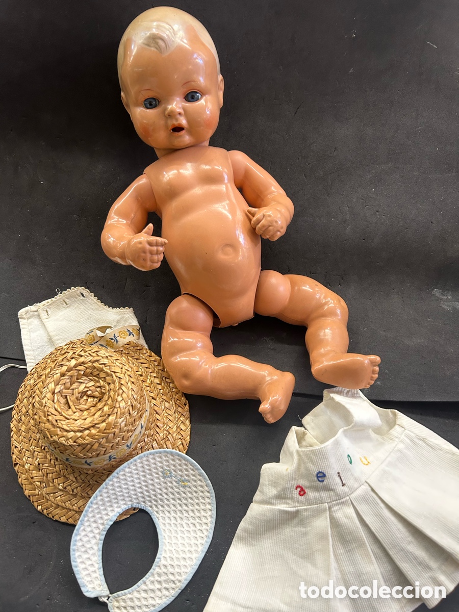 Mu&ntilde;ecas celuloide: Mu&ntilde;eca Schildkrot 35 marca tortuga, Celuloide - Foto 1