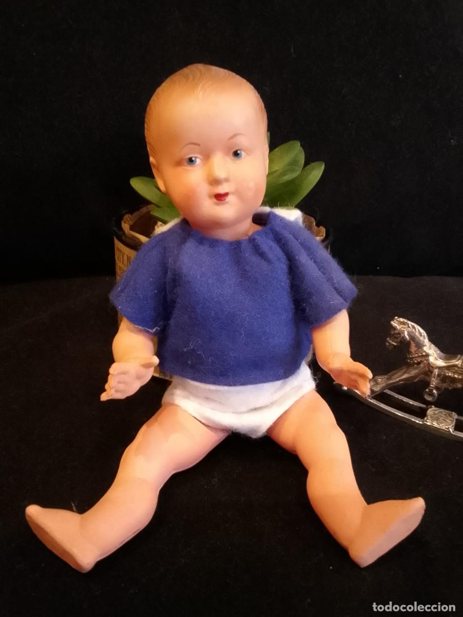 Mu&ntilde;ecas celuloide: Antiguo Mu&ntilde;eco Franc&eacute;s Petitcollin - Foto 2