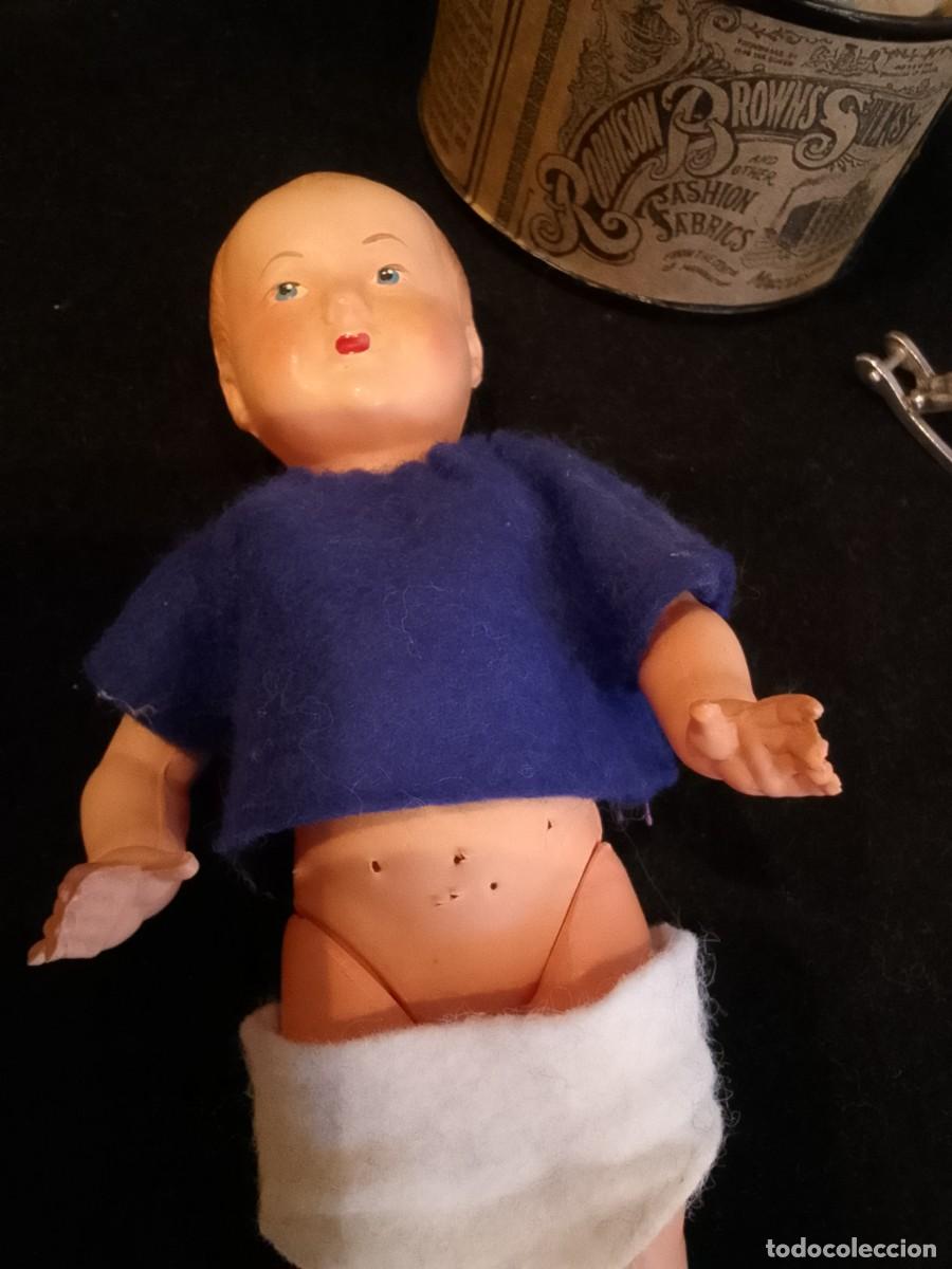 Mu&ntilde;ecas celuloide: Antiguo Mu&ntilde;eco Franc&eacute;s Petitcollin - Foto 5