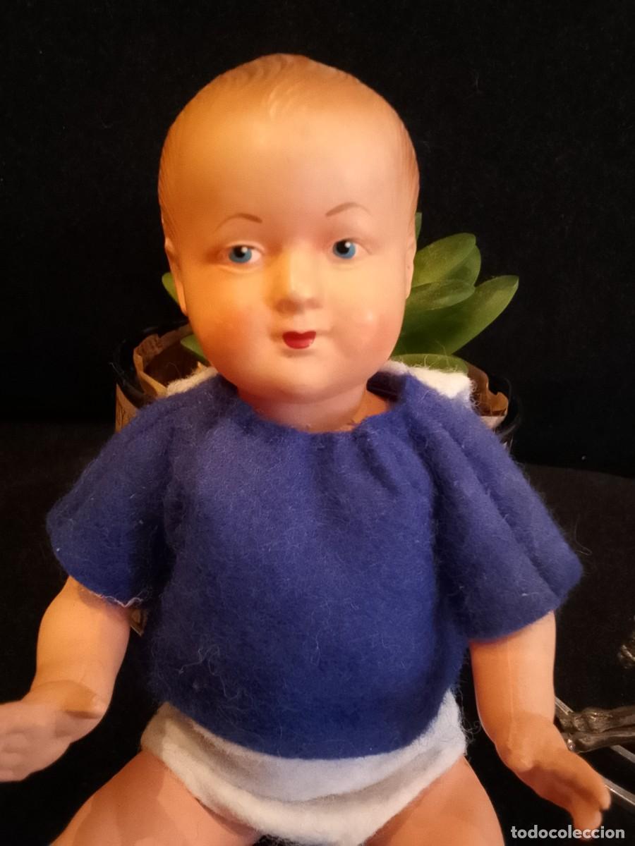 Mu&ntilde;ecas celuloide: Antiguo Mu&ntilde;eco Franc&eacute;s Petitcollin - Foto 1