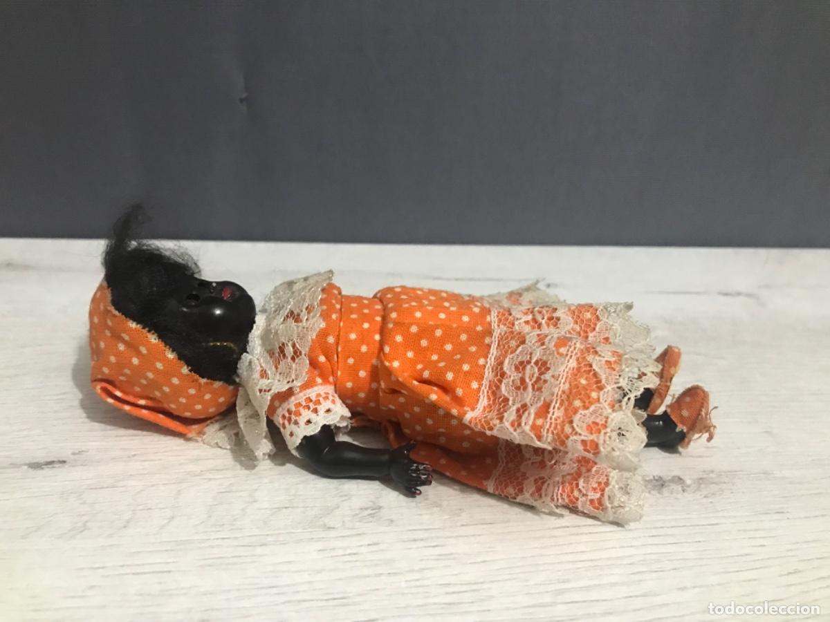Mu&ntilde;ecas celuloide: Mu&ntilde;eca regional negra de pl&aacute;stico o celuloide - Foto 3