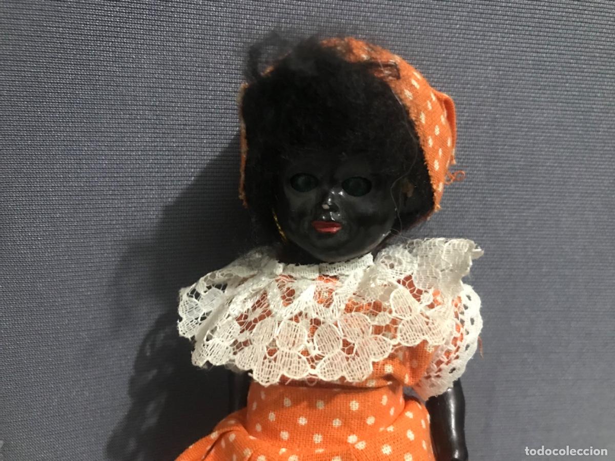 Mu&ntilde;ecas celuloide: Mu&ntilde;eca regional negra de pl&aacute;stico o celuloide - Foto 6