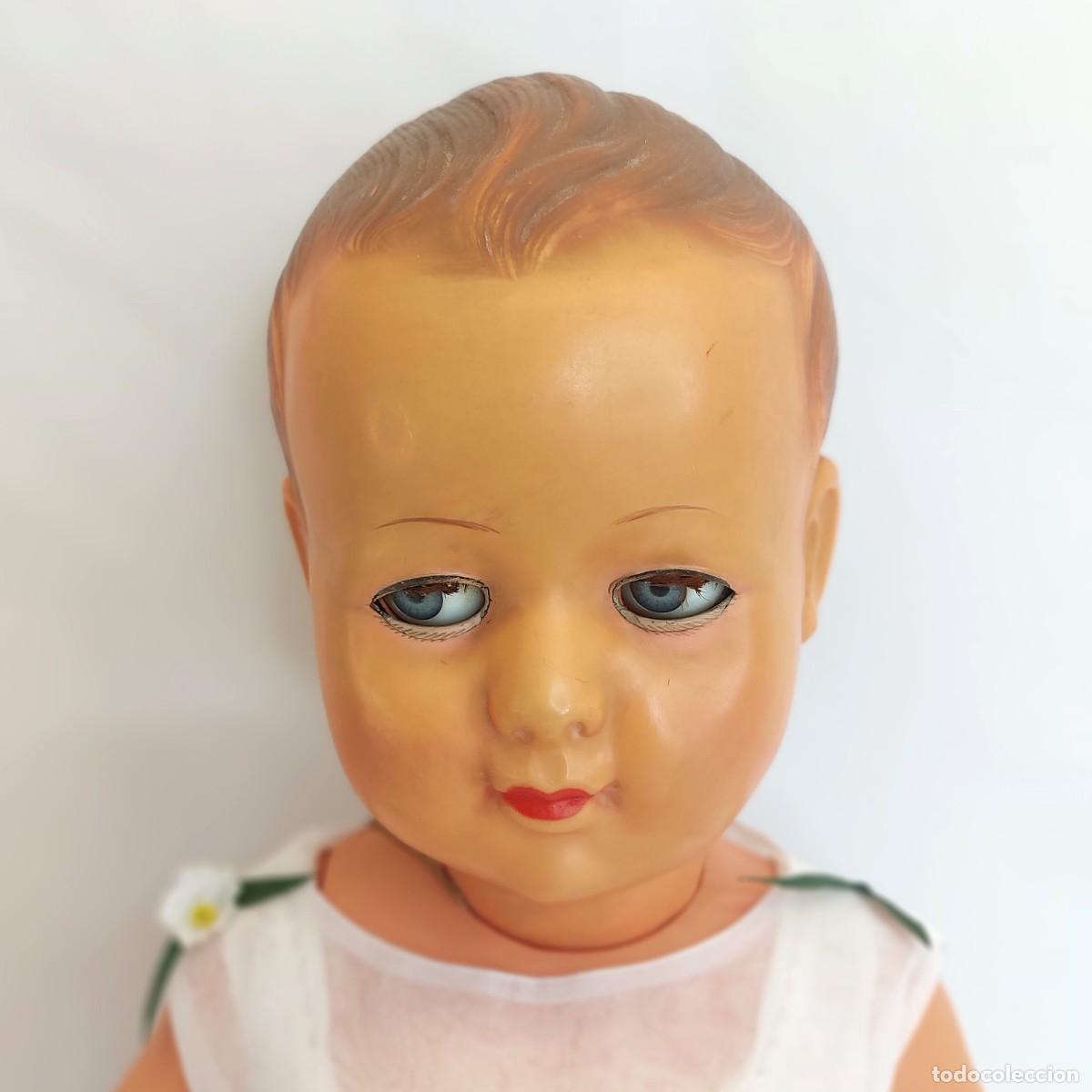 Mu&ntilde;ecas celuloide: MU&Ntilde;ECO DE MARCA FRANCESA PARA REPARAR, MIDE UNOS 50cm. - Foto 2