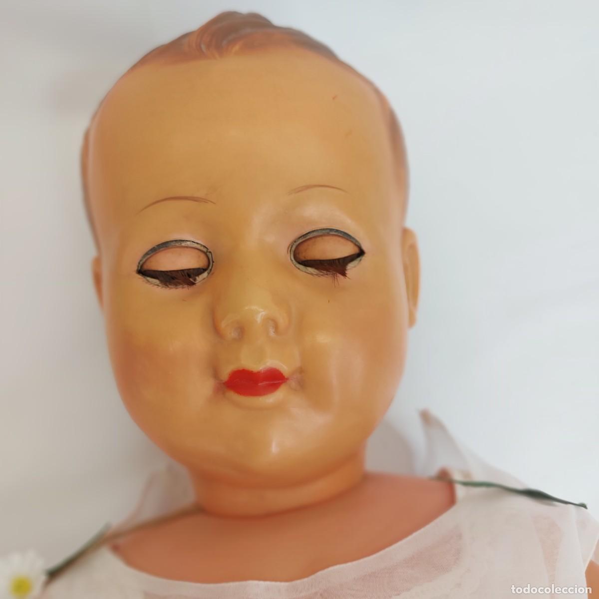 Mu&ntilde;ecas celuloide: MU&Ntilde;ECO DE MARCA FRANCESA PARA REPARAR, MIDE UNOS 50cm. - Foto 6