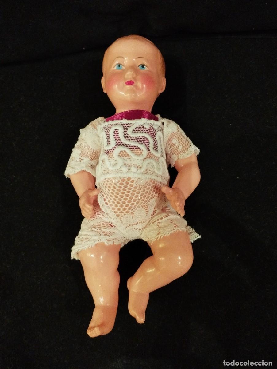 Mu&ntilde;ecas celuloide: Antiguo Mu&ntilde;eco Petitcollin - Foto 5