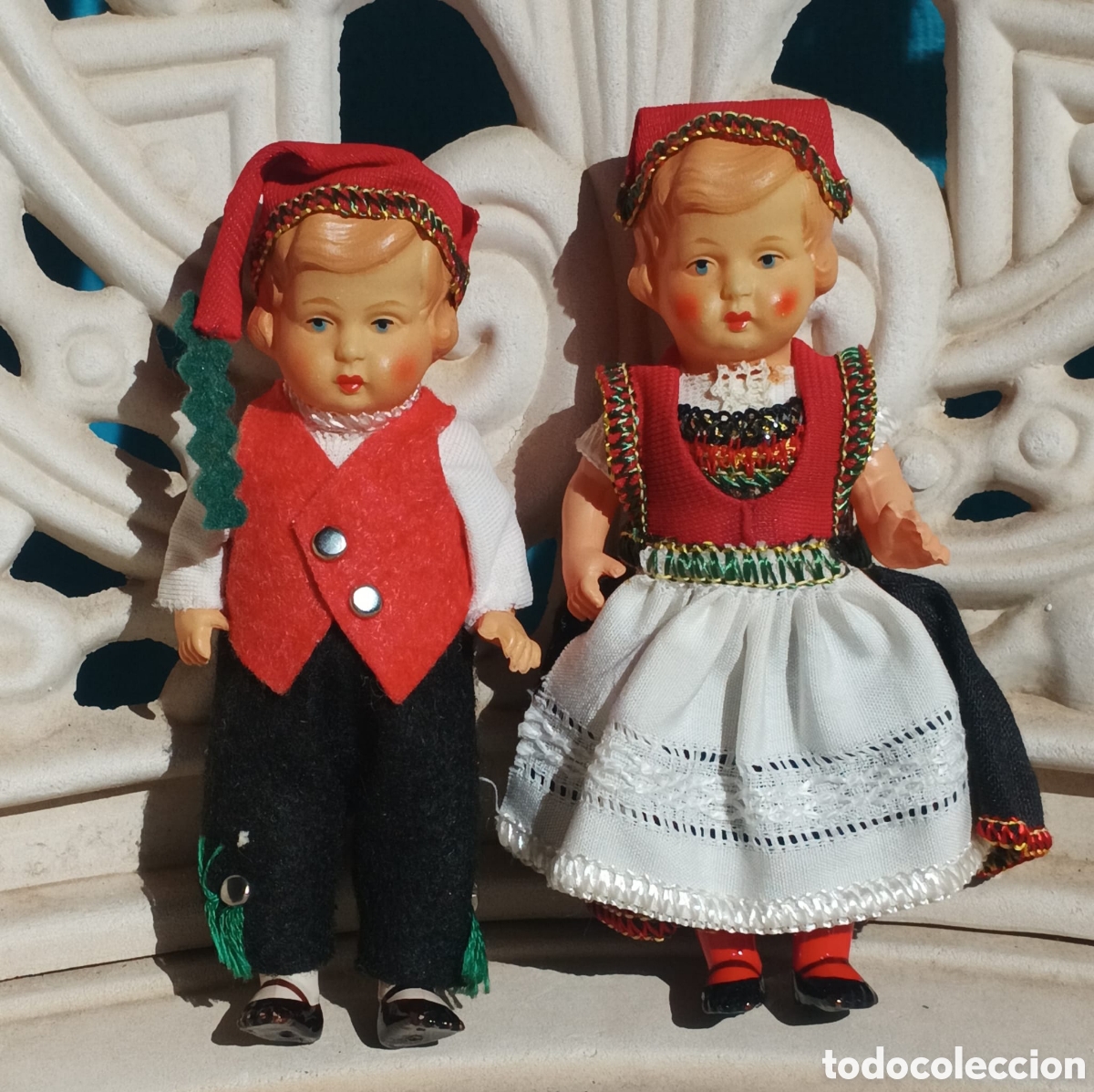 Mu&ntilde;ecas celuloide: Pareja de mu&ntilde;ecos celuloide Minerva Germany antiguos. - Foto 4