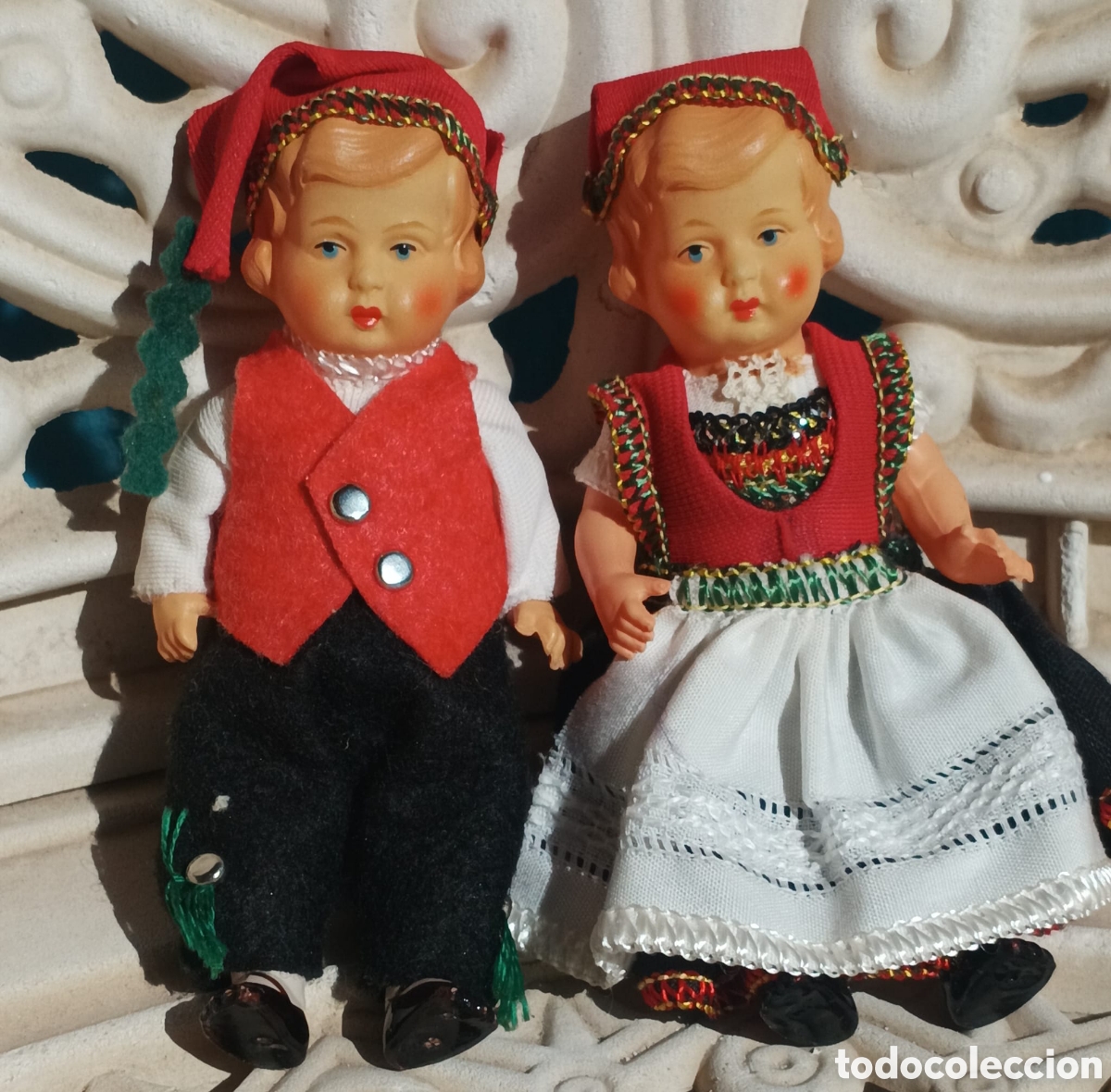Mu&ntilde;ecas celuloide: Pareja de mu&ntilde;ecos celuloide Minerva Germany antiguos. - Foto 8