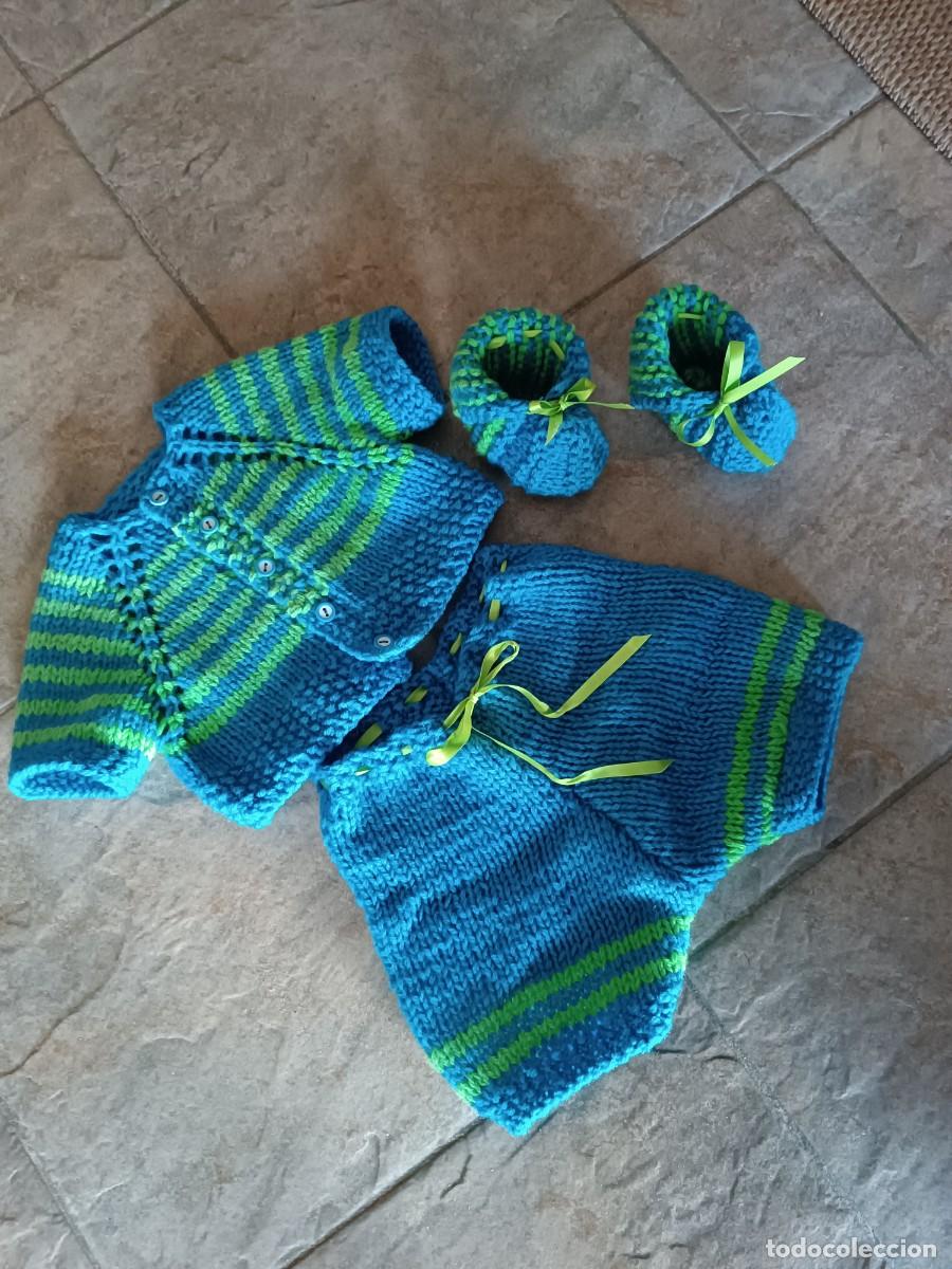 Mu&ntilde;ecas celuloide: CONJUNTO DE LANA PARA MU&Ntilde;ECO DE 50 A 60 cm - Foto 1