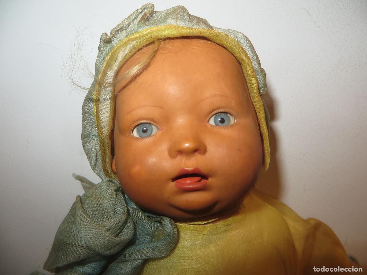 Mu&ntilde;ecas celuloide: BEBE CABEZA CELULOIDE ALEMAN SCHUTZ MARKE A&Ntilde;OS 40,BARATO - Foto 3