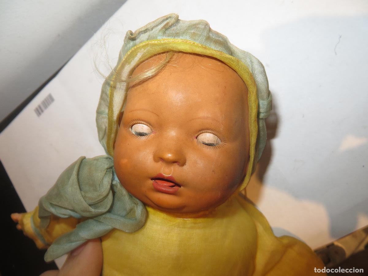 Mu&ntilde;ecas celuloide: BEBE CABEZA CELULOIDE ALEMAN SCHUTZ MARKE A&Ntilde;OS 40,BARATO - Foto 9