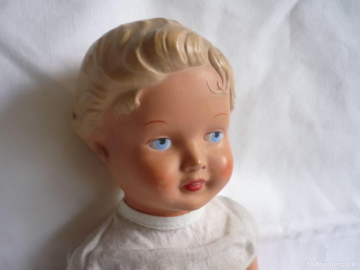 Mu&ntilde;ecas celuloide: Antigua mu&ntilde;eca de celuloide, 28 cm de altura - Foto 2