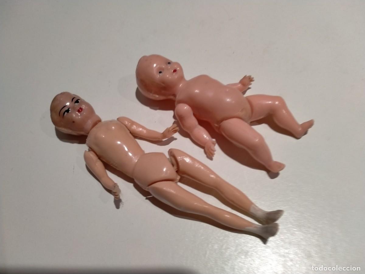 Mu&ntilde;ecas celuloide: Dos peque&ntilde;os mu&ntilde;equitos de celuloide - Foto 1