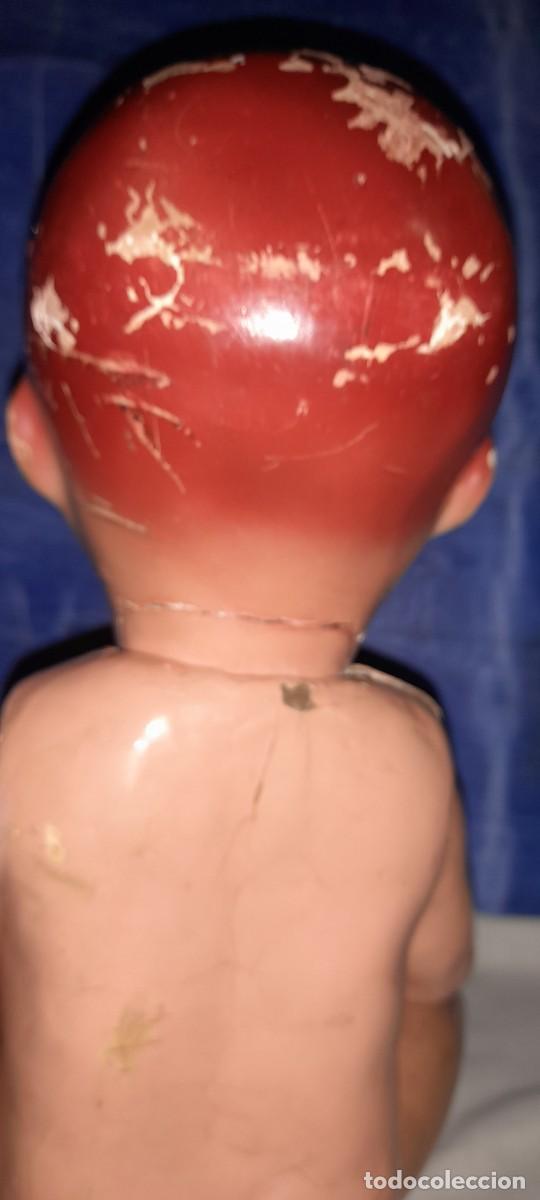 Mu&ntilde;ecas celuloide: Antiguo mu&ntilde;eco carton piedra - Foto 7