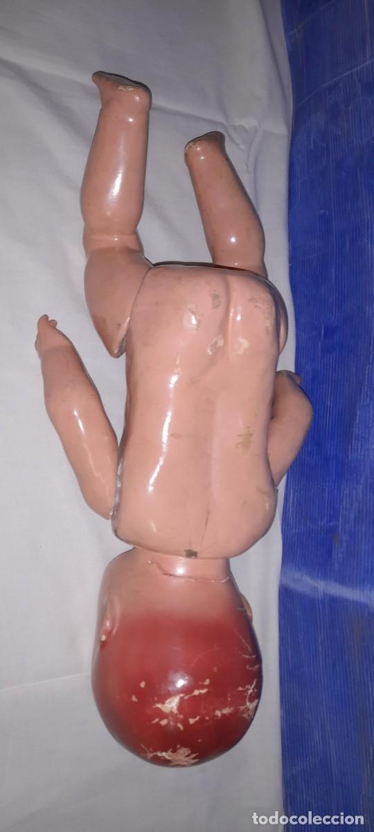 Mu&ntilde;ecas celuloide: Antiguo mu&ntilde;eco carton piedra - Foto 12