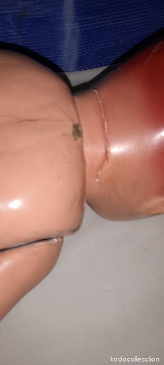 Mu&ntilde;ecas celuloide: Antiguo mu&ntilde;eco carton piedra - Foto 13