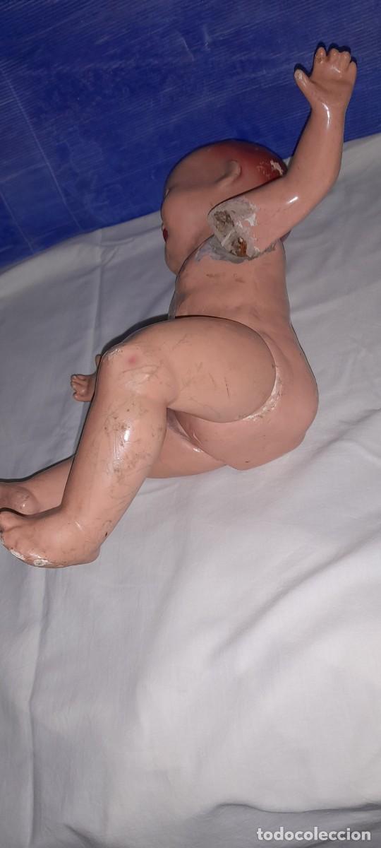 Mu&ntilde;ecas celuloide: Antiguo mu&ntilde;eco carton piedra - Foto 15