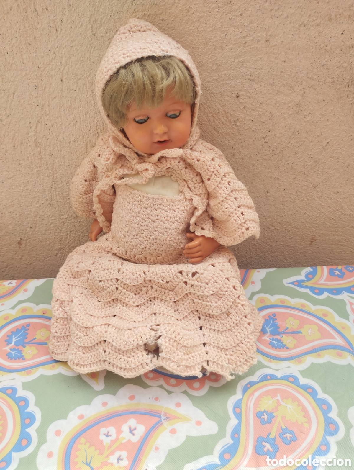 Mu&ntilde;ecas celuloide: Antigua mu&ntilde;eca de celuloide J.D.K 293/6 Germany - Foto 1