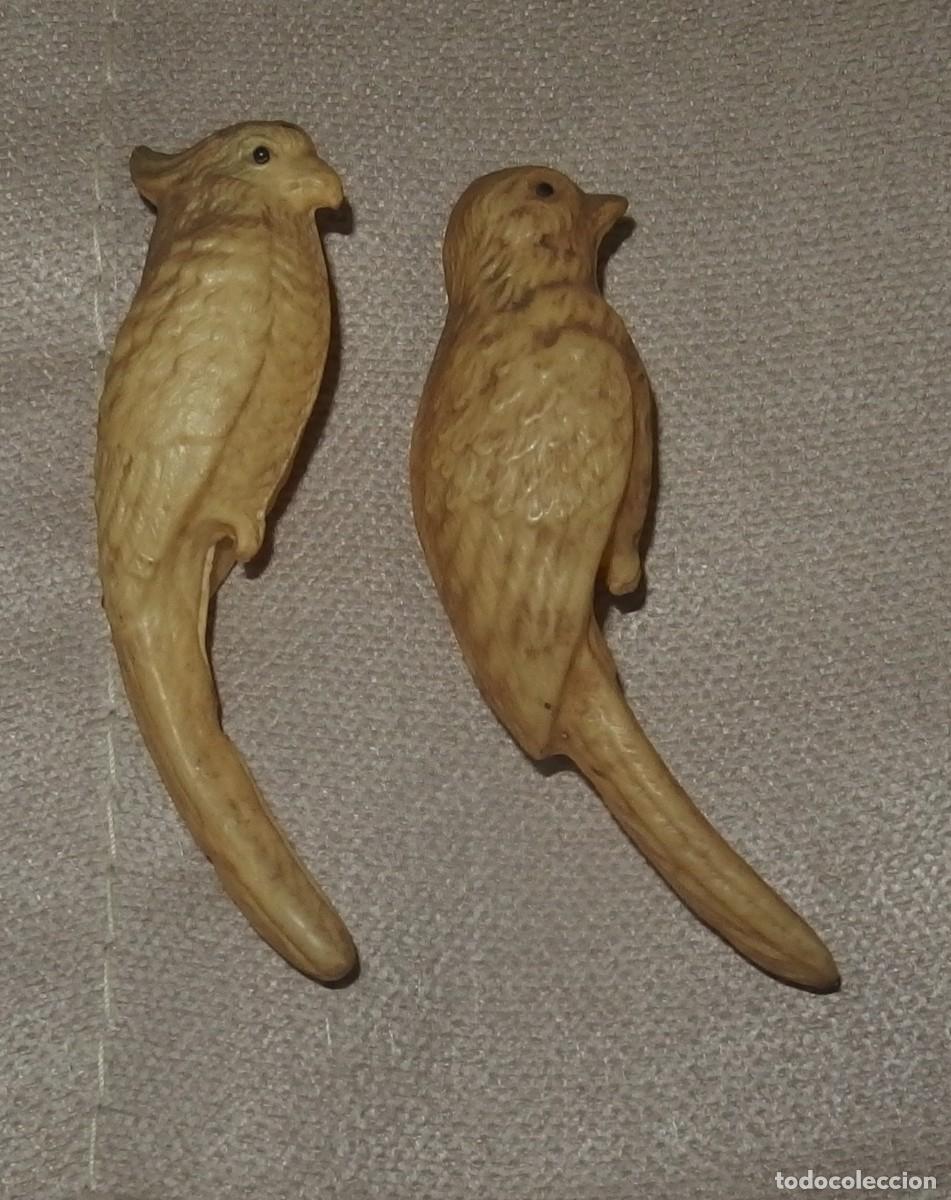 Mu&ntilde;ecas celuloide: 2 PAJARITOS SONAJEROS,CELULOIDE,A&Ntilde;OS 30 &Oacute; 40 - Foto 1