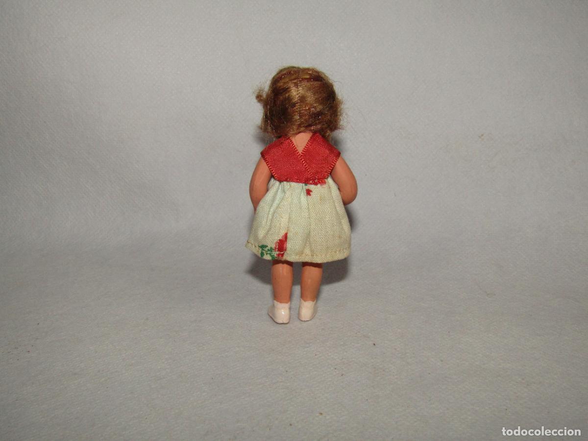 Mu&ntilde;ecas celuloide: Antigua Mu&ntilde;eca en Miniatura de Celuloide - Foto 4