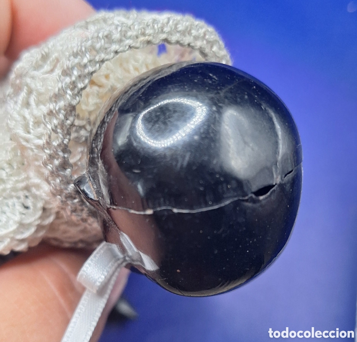 Mu&ntilde;ecas celuloide: Antiguo Mu&ntilde;eco Negrito de Celuloide Marca Tortuga - Foto 9