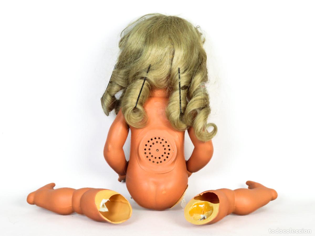 Mu&ntilde;ecas celuloide: Mu&ntilde;eca celuloide Tortuga Schildkrot marca nuca para restaurar 33 cm - Foto 3